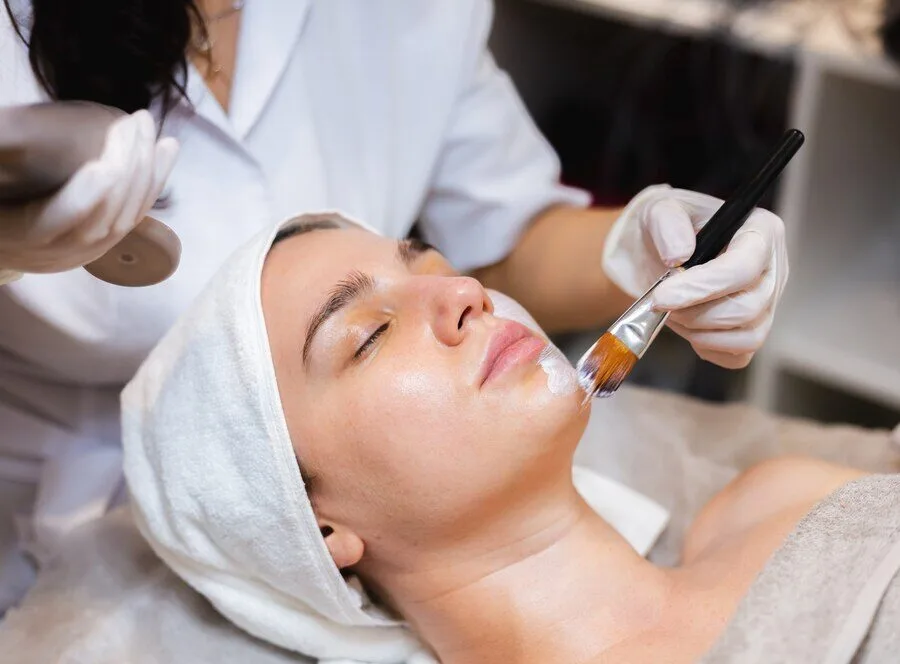Dermaplaning — gentle facial treatment