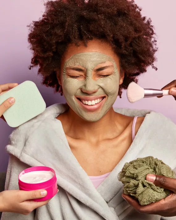 Discovering the art of beauty — a moment of careful treatment at Sonia's studio